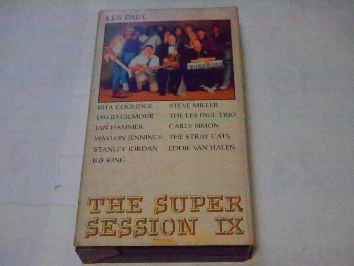  редкий   доставка бесплатно  VHS  западная музыка　   видео   LES PAUL The Super Session IX Les Paul   ... супер  ... ...DVD... ...