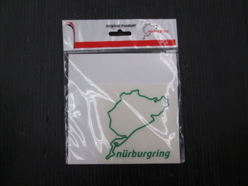 【未使用品】nurburgring 8cm グリーン ステッカー_画像1