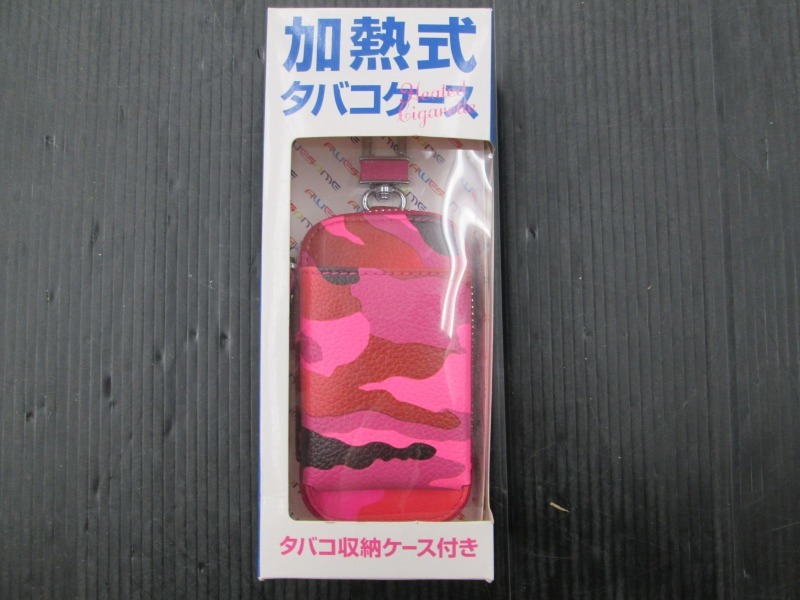 [ unused goods ]AWESOME heating type cigarettes case pink cigarettes inserting attaching IQT-M02 camouflage pink 