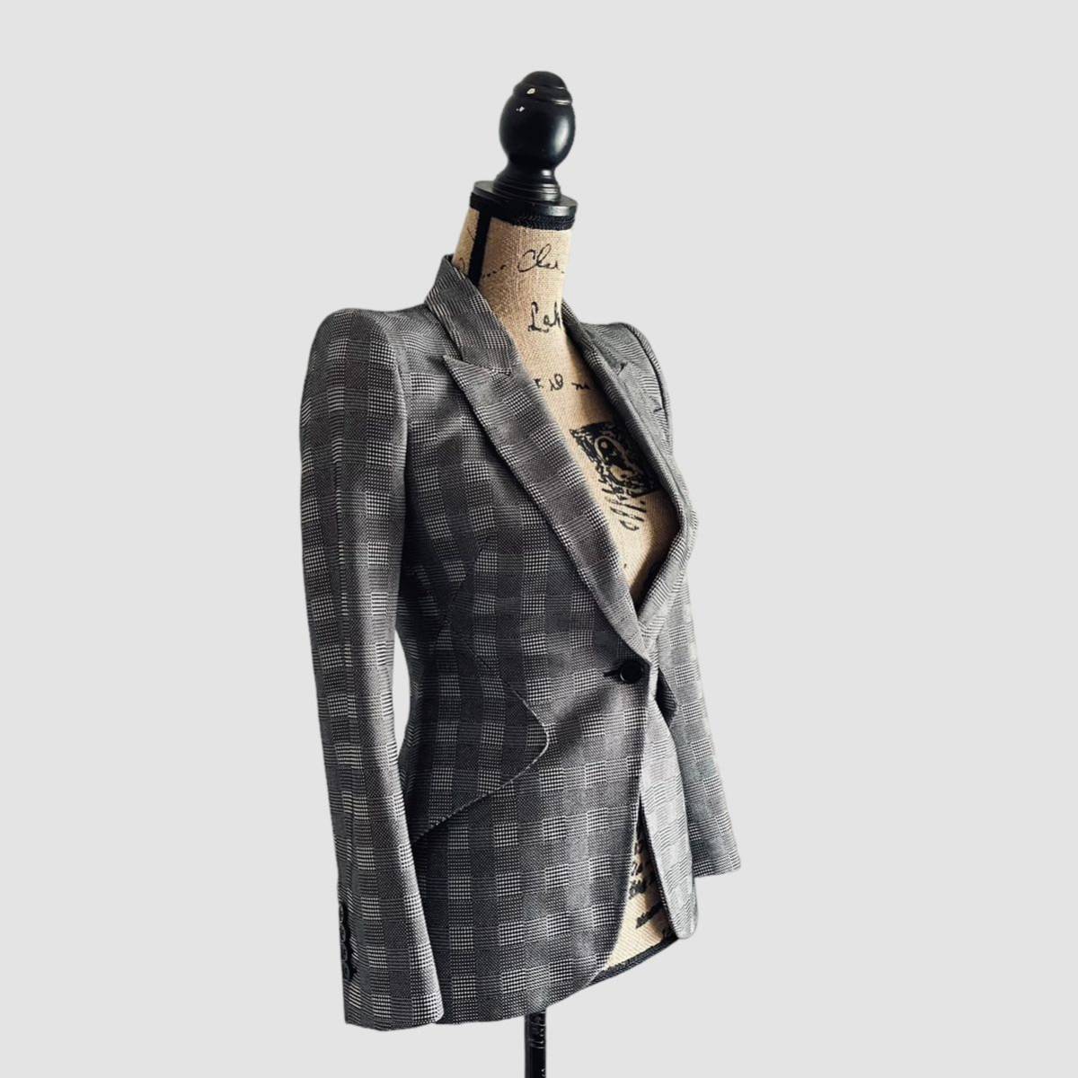 Alexander McQueen プリンスオブウェールズジャケット レディース