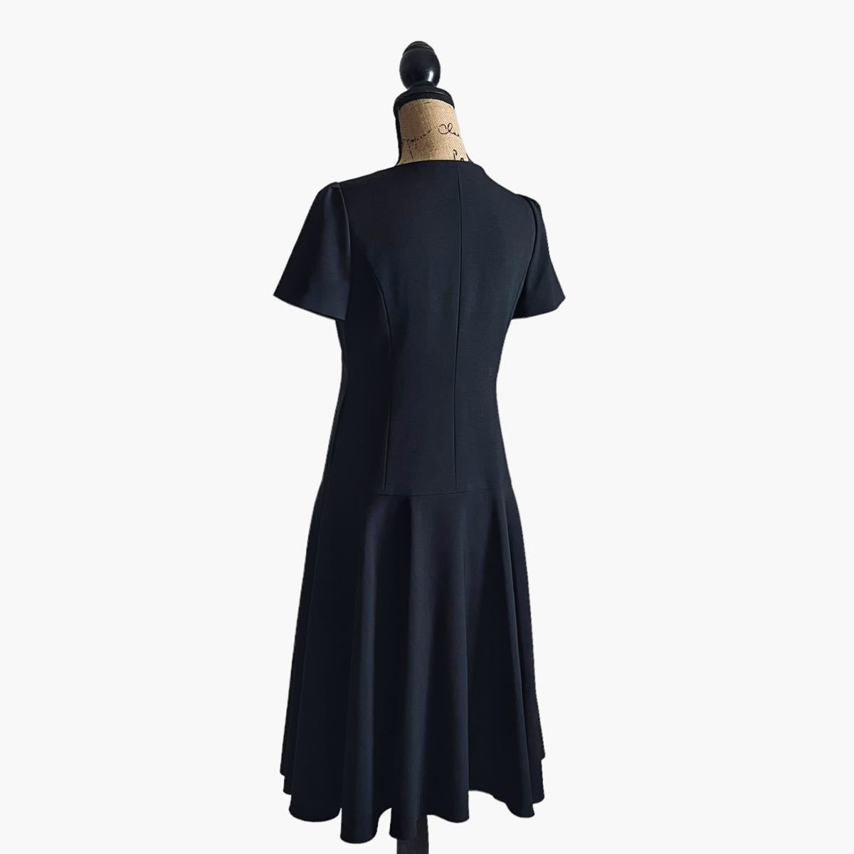Ren ルネ ワンピース ブラック フリル 半袖ワンピース | alfasaac.com