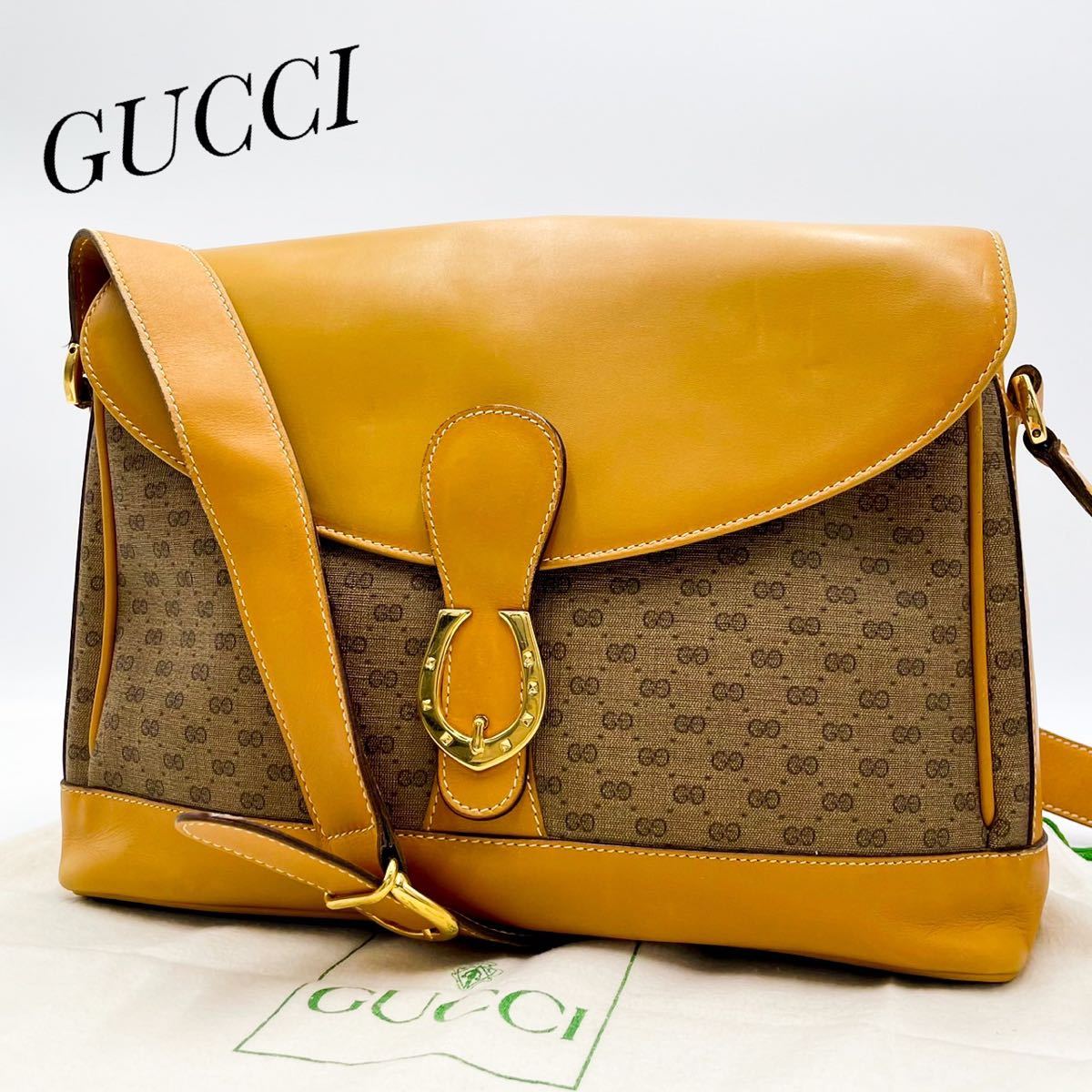 美品・希少モデル】GUCCI グッチ ショルダーバッグ マイクロシマ
