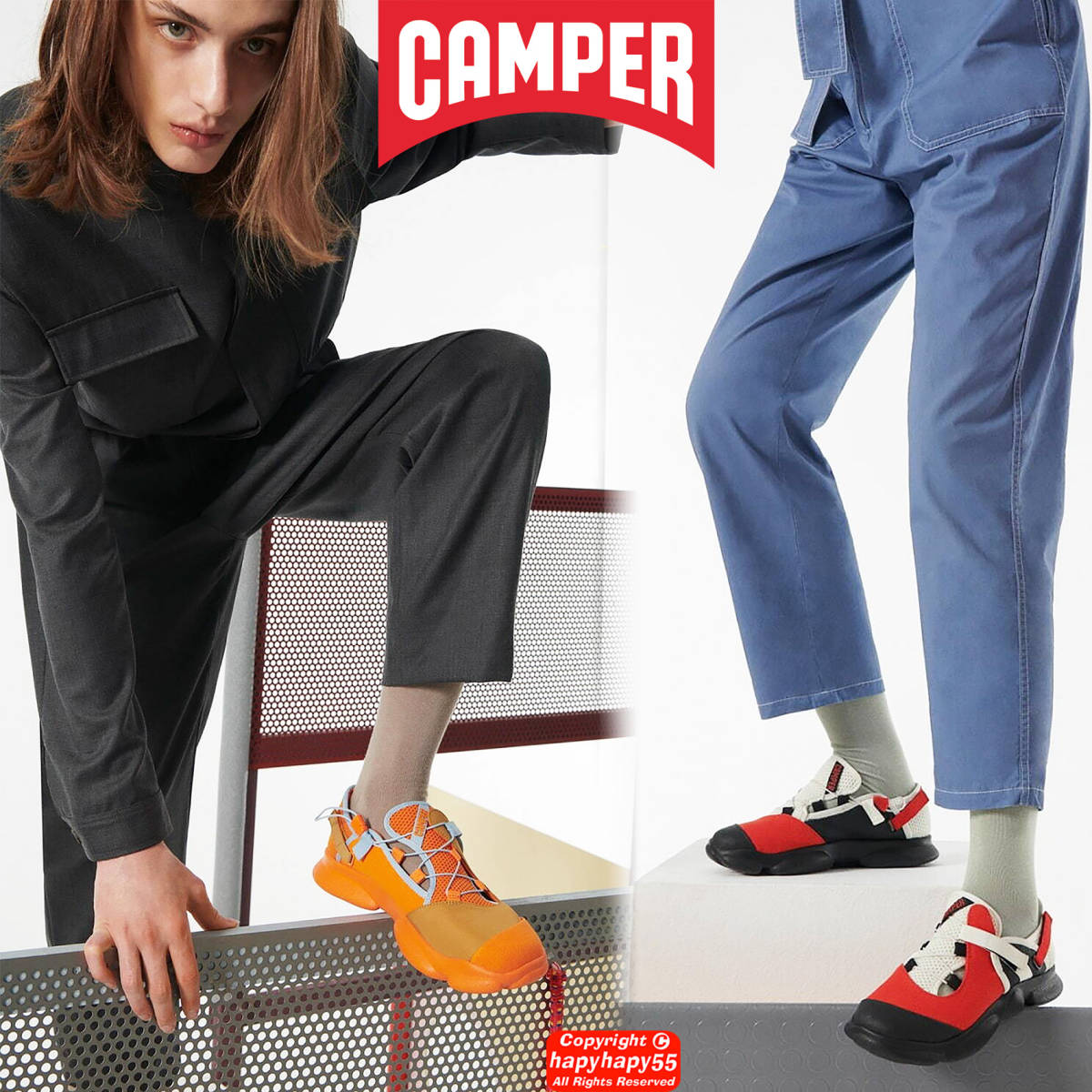  не использовался #CAMPER KARST спортивные туфли 2022SS обычная цена 2.5 десять тысяч * semi открытый спортивные туфли подвеска tenabru уличный Camper машина -тактный dado легкий 