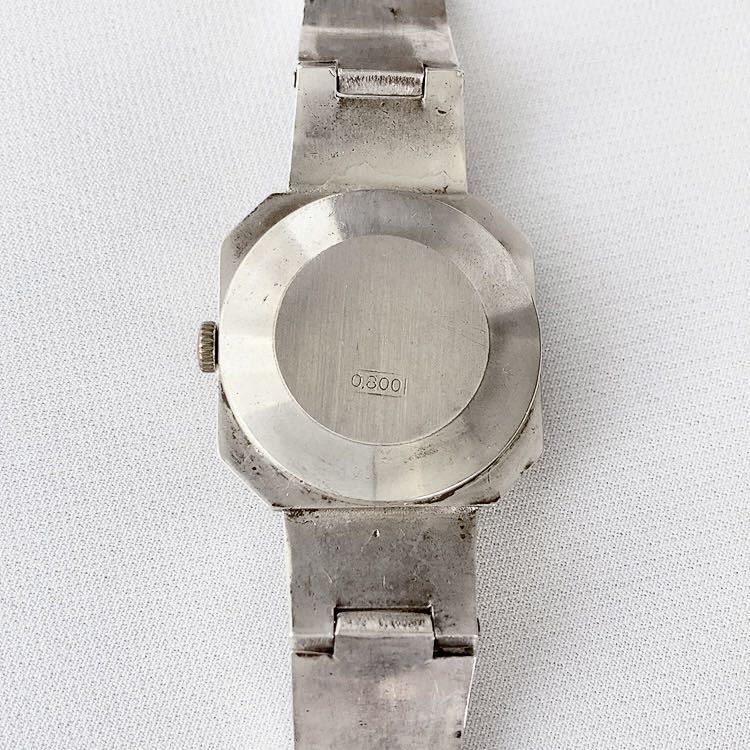 稀少 SWISS製17石 PHIGIED JUNIOR メンズ手巻き 銀の時計 | www