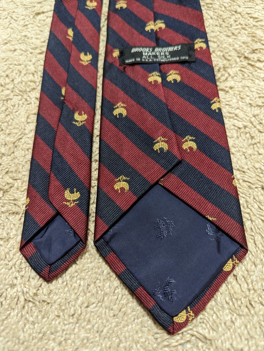 USA製 Brooks Brothers ブルックスブラザーズ ネクタイ 黒タグ USA製 Brooks Brothers ブルックスブラザーズ ネクタイ 黒タグ