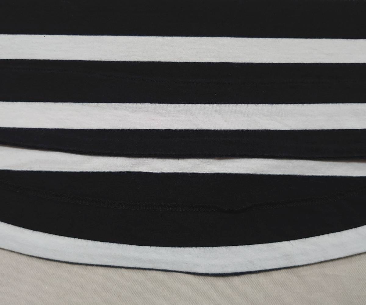 FLAMAND ボーダーTシャツ 4 白×黒 フラマン ベルギー製_画像6
