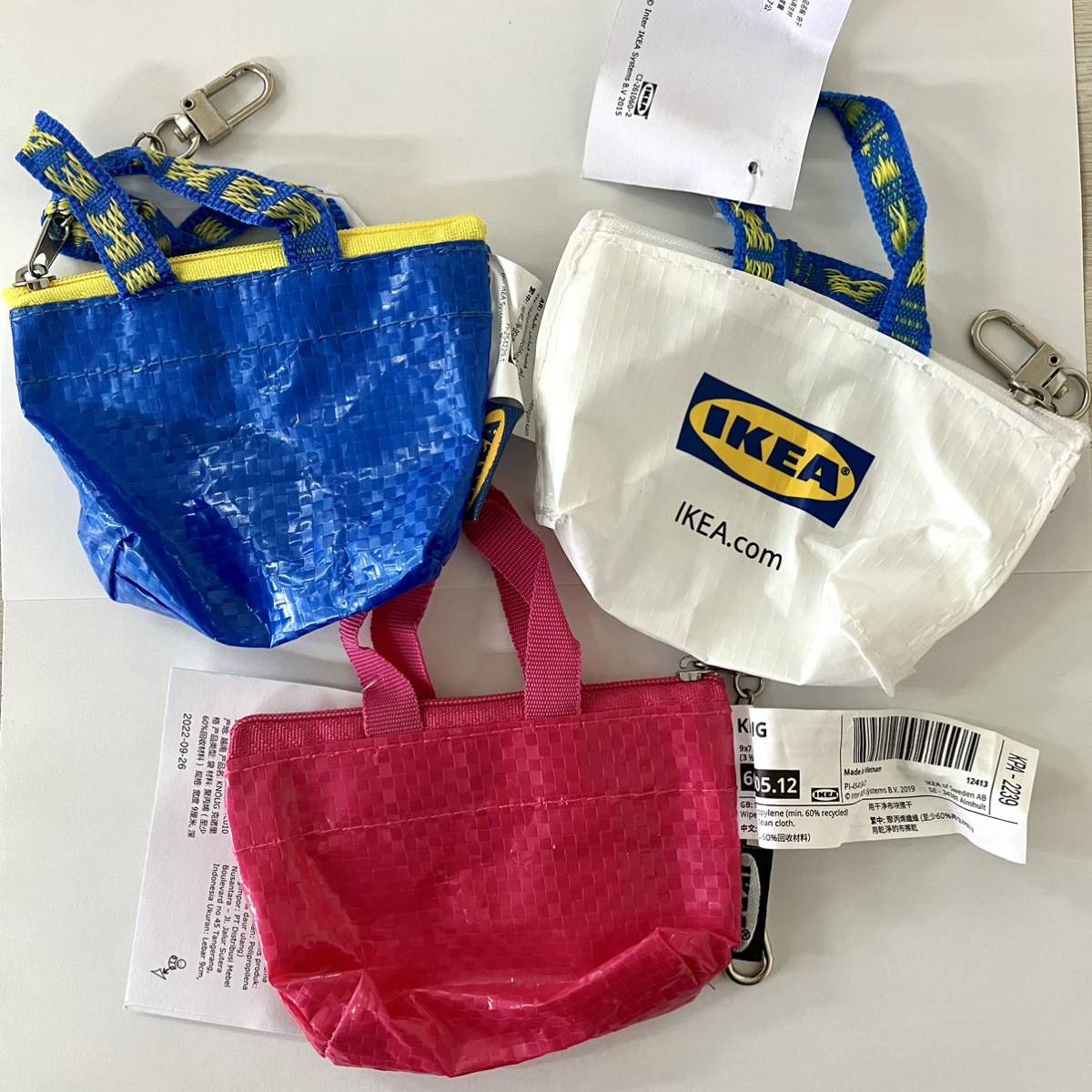 ヤフオク! - IKEA イケア KNLIG クノーリグ ホワイト/ピンク...