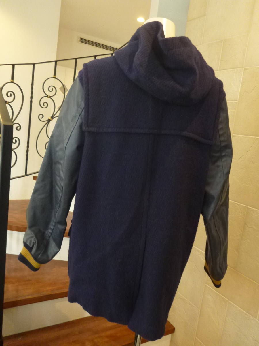  beautiful goods Ne-net *ei net navy blue navy duffle coat 3 L corresponding 