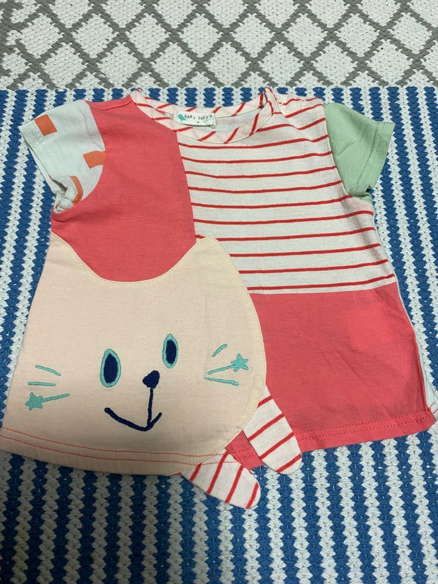 babycheer ベイビーチアー 80 ねこ 半袖 tシャツ 半袖Tシャツ|PayPay