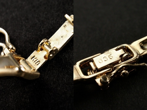 ダイヤモンド/0.35ct デザイン バングル K18YG_画像4