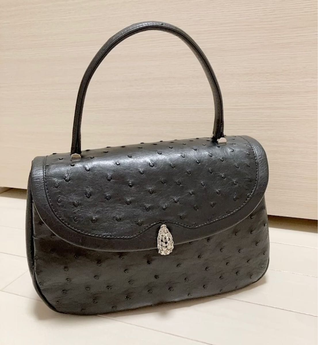 未使用タグ付き ジョンアントニオ JRA オーストリッチ レザー
