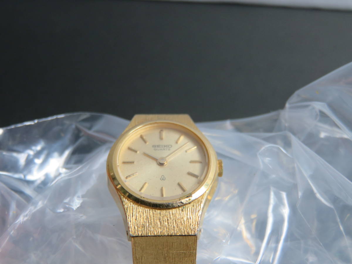 美品 セイコー SEIKO クォーツ 2針 純正ベルト 2320-5280 女性用 レディース 腕時計 U881 稼働品_画像2