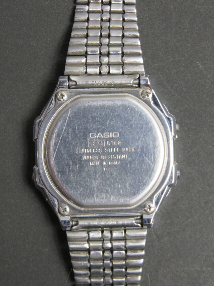 カシオ CASIO デジタル 純正ベルト A168 男性用 メンズ 腕時計 U842_画像5