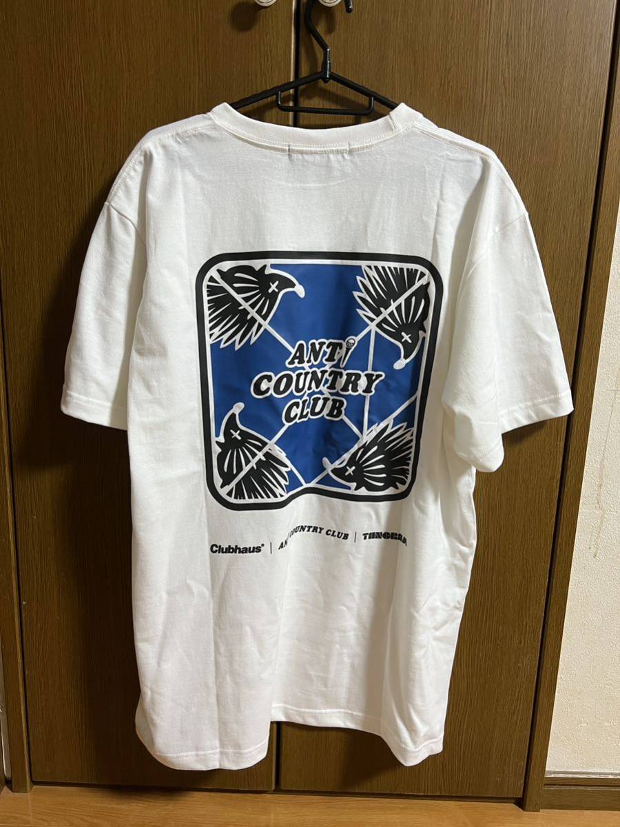 タングラム クラブハウス アンタイカントリークラブ コラボ Tシャツ CLUBHAUS × ANTI COUNTORY CLUB × TANGRAM TRIPLE LOGO TEE_画像4