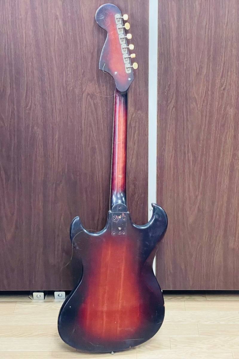 ジャンク品 Kawai カワイ エレキギター ビザールギター 型式不明 長期保管品 年代物 1円 から 売り切りの画像2