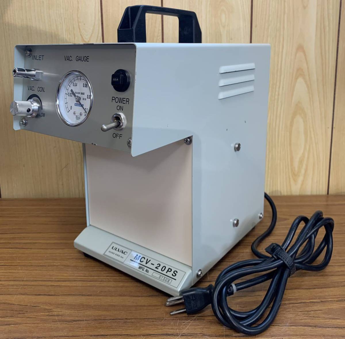 【お1人様1点限り】 アルバック機工 ULVAC ポータブル 真空ポンプ MCV-20PS アスピレーター ポンプ 【お1人様1点限り】 アルバック機工 ULVAC ポータブル 真空ポンプ MCV-20PS アスピレーター ポンプ