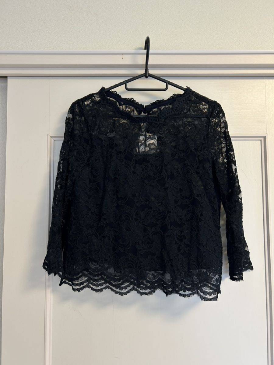  dress labo* dress tops *re- Stop * black * new goods size L* regular price 2 ten thousand 7500 jpy 