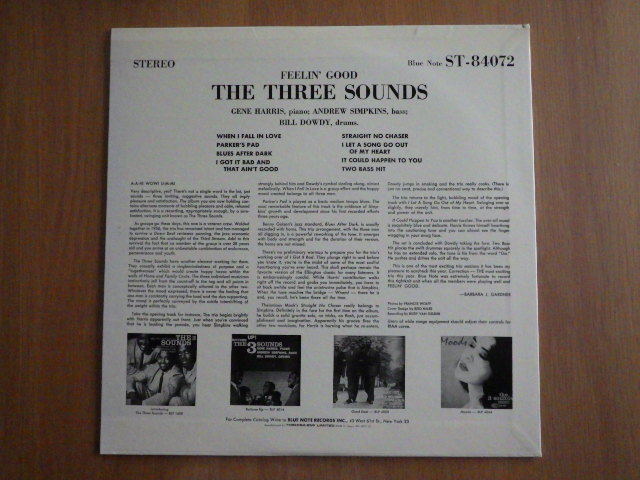 LP THE THREE SOUNDS / Feelin ' Good BST 84072 _やけ