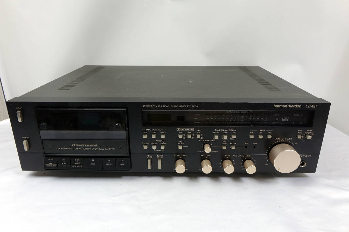 harman/kardon CD491 ハーマンカードン カセットデッキ ジャンク