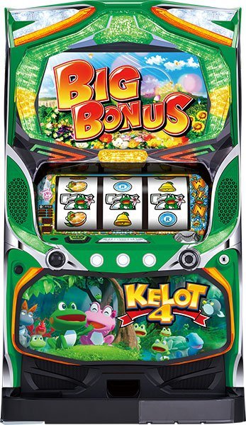Sケロット4CC』ケロット4 パチスロ実機 コイン不要機セット
