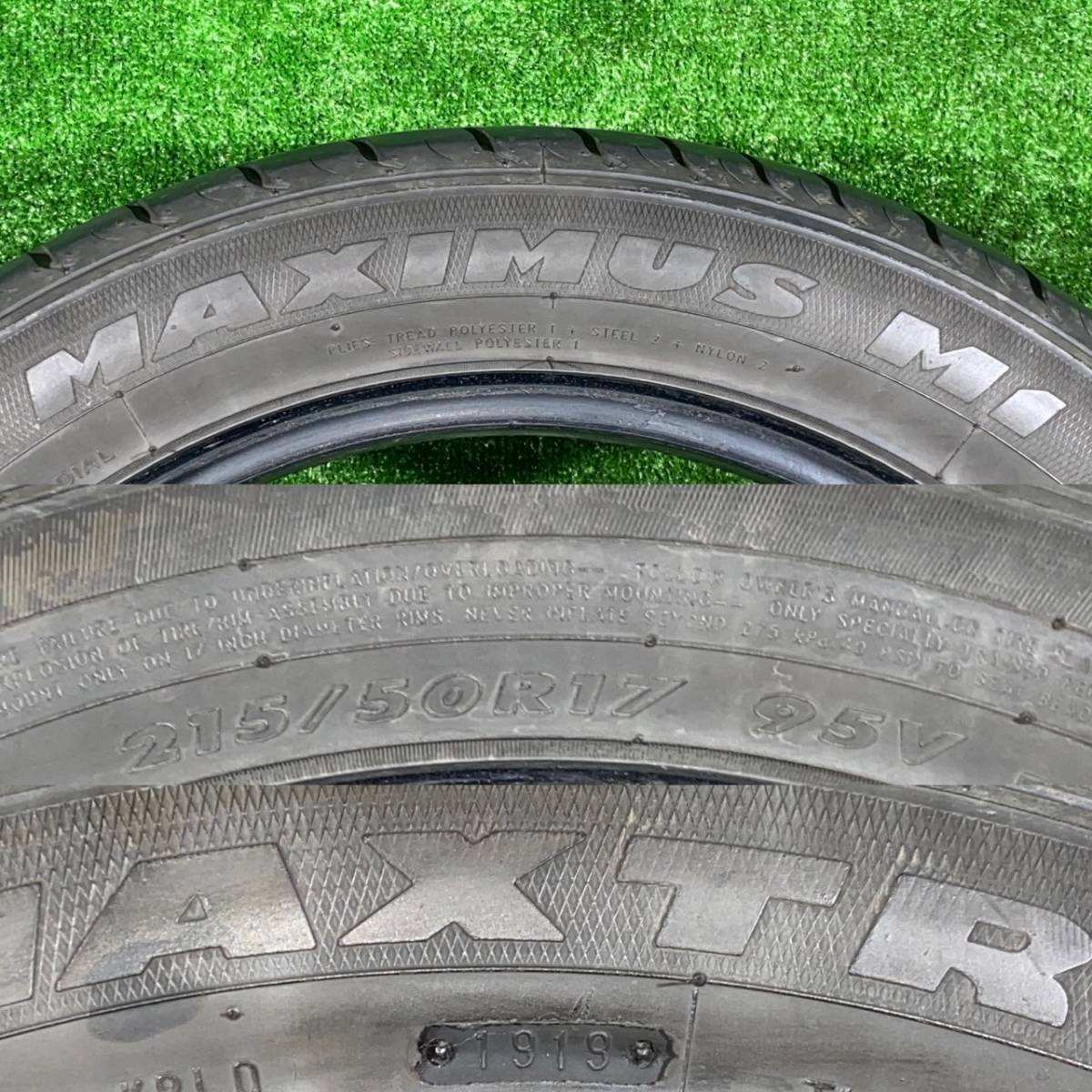 MAXTREK MAXIMUS M1 215/50R17(95V) 19年製　夏タイヤ_画像10