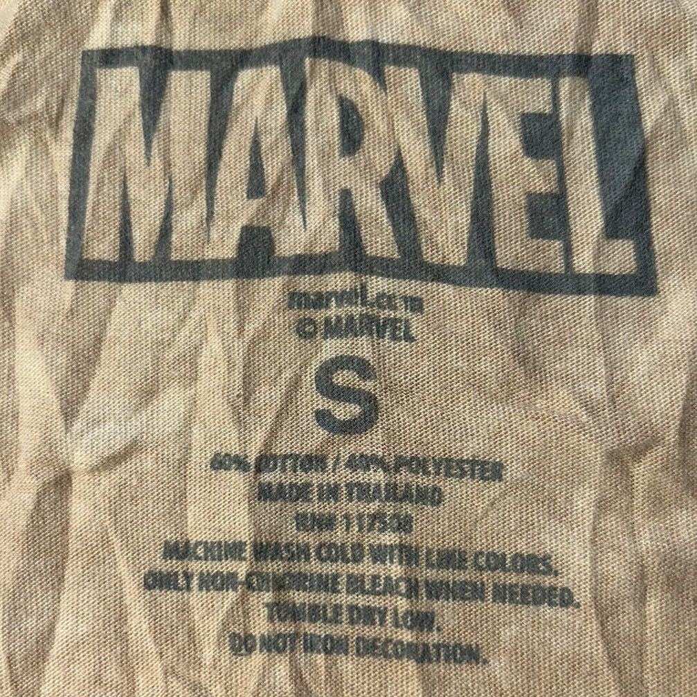 MARVEL COMICS vintage 90’s 00’s ノースリーブTシャツ タンクトップ スパイダーマン アメコミ マーベル S メンズ レディース ベージュ_画像4