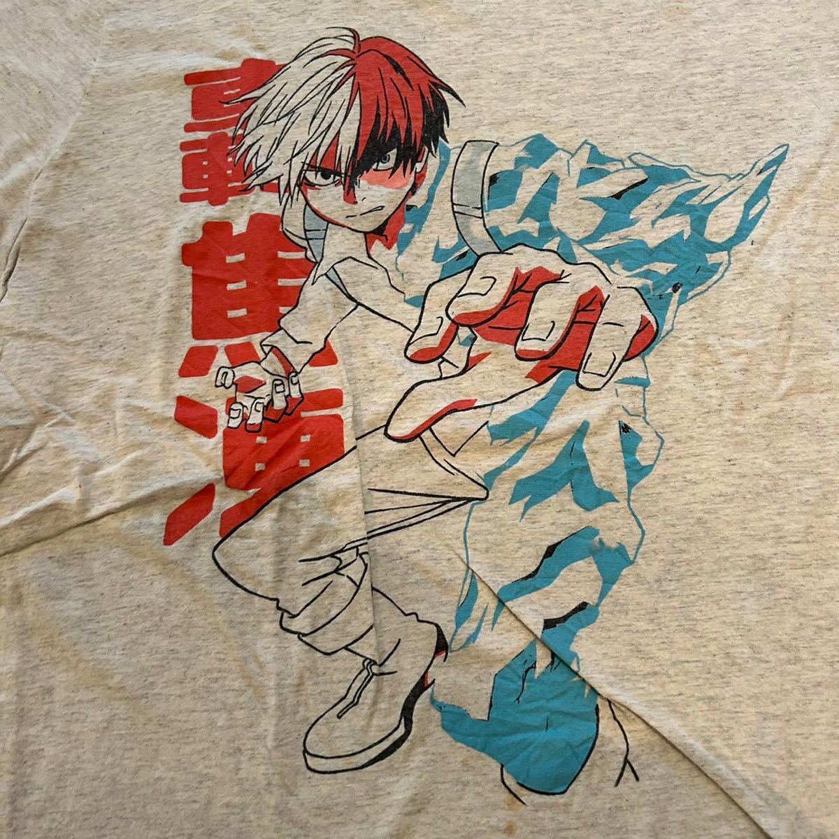 メキシコ製 MY HERO ACADEMIA 僕のヒーローアカデミア アニメ コミック Tシャツ XL ネイビー ビッグサイズ USA企画 t-shirt ヒロアカ_画像2