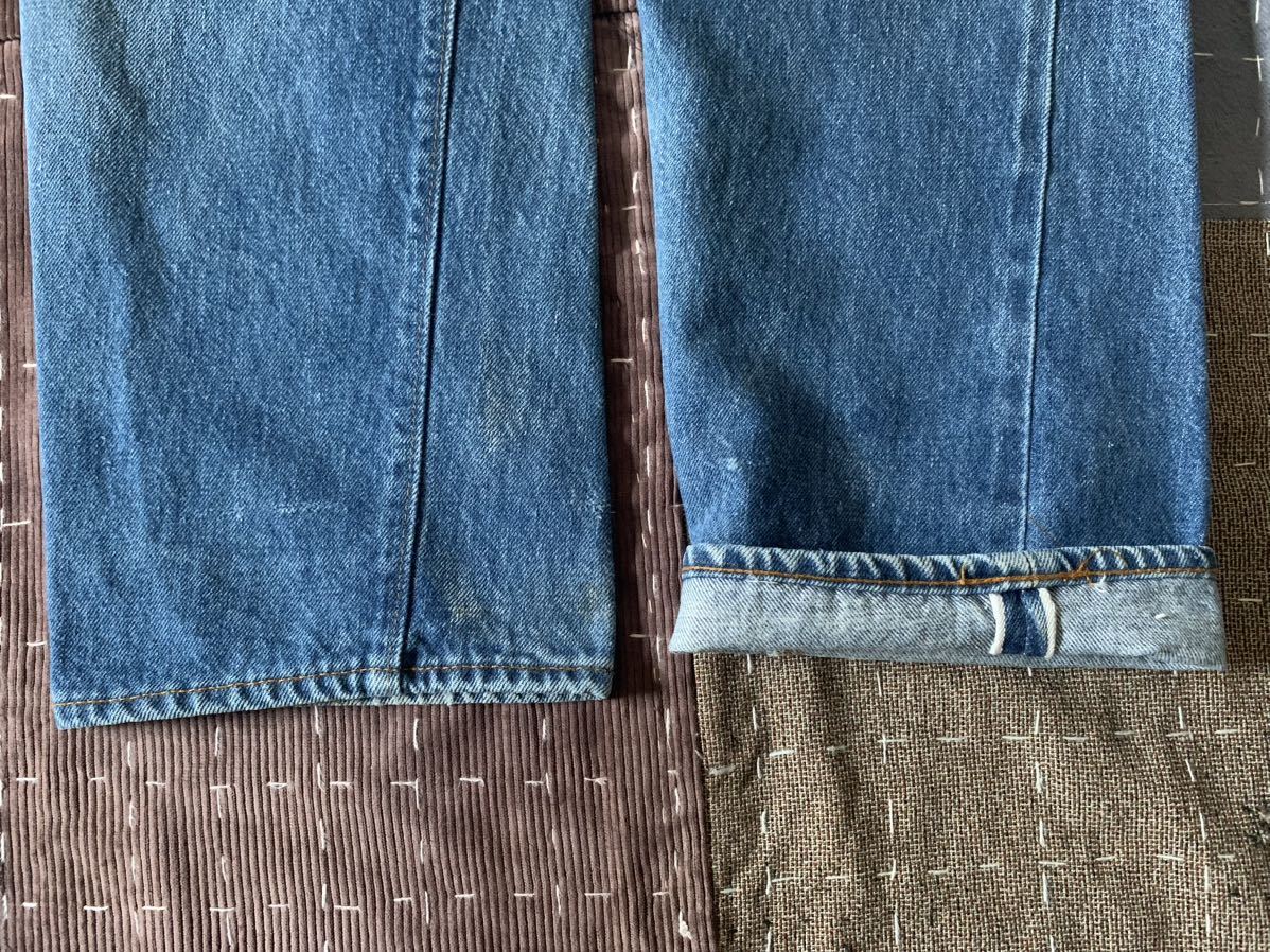 80年製 W31 L32 levi's 501 66 後期 USA製 デニムパンツ 赤耳 黒カン