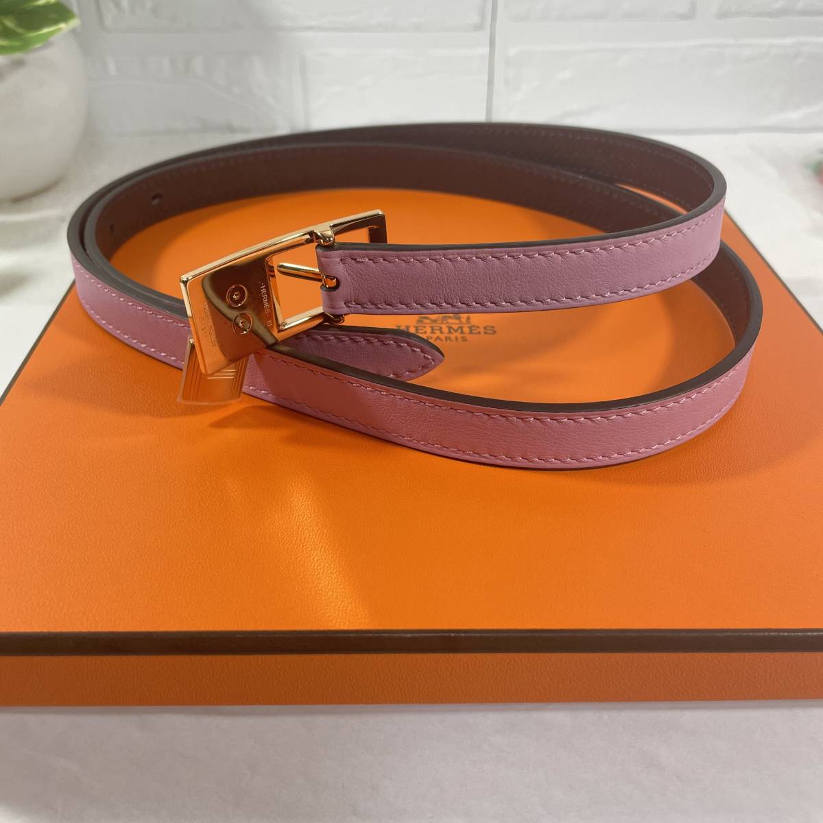 ヤフオク! - 未使用 エルメス HERMES ラッキー リバーシブル