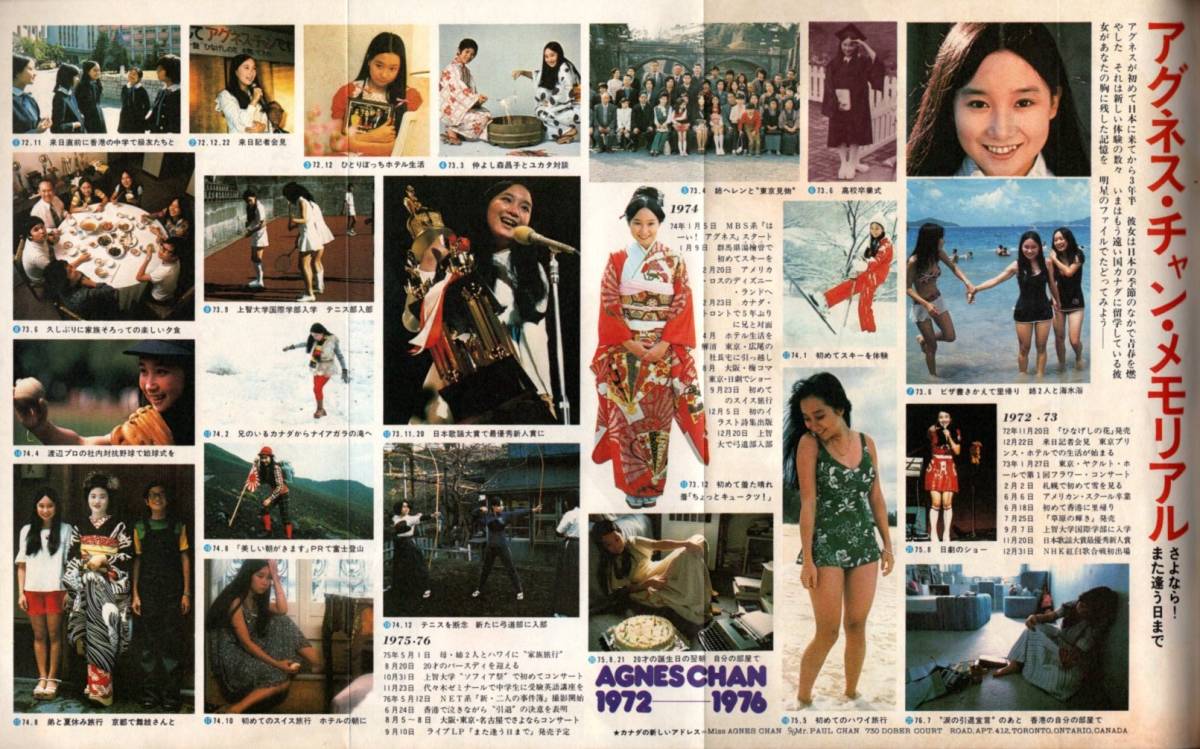 S3147 明星 1976年 昭和51年 岡田奈々 山口百恵 水着ビキニ 桜田淳子 岩崎宏美 伊藤咲子 アグネスチャン キャンディーズ コマネチ 西城秀樹_画像4