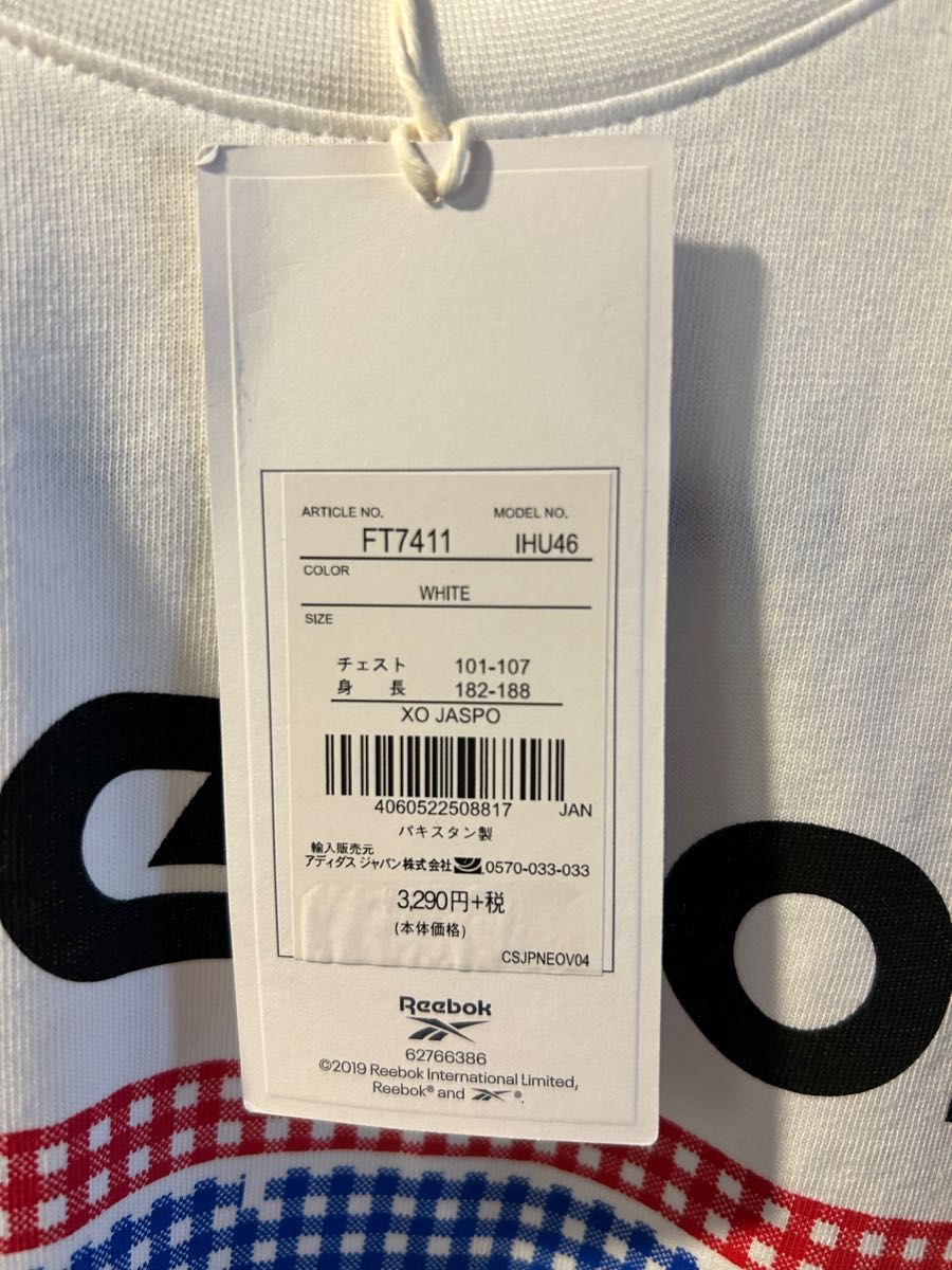 リーボック　Tシャツ　メンズ　サイズXO 新品未使用品　Reebok