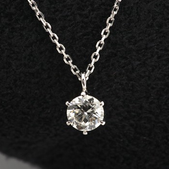 ダイヤモンドネックレス ダイヤモンド プラチナ 0.3カラット 鑑定書付