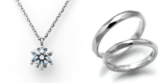 ダイヤモンド ネックレス 婚約 結婚指輪 3セット 安い プラチナ 0.5カラット 鑑定書付 0.502ct Dカラー VVS1クラス 3EXカット  HC CGL
