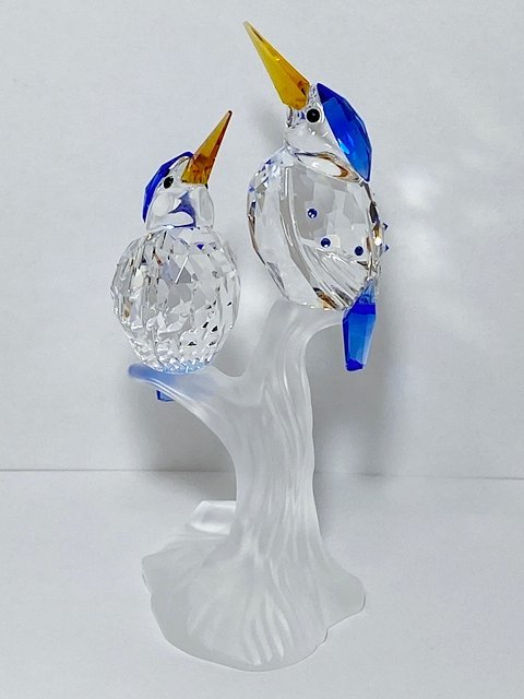 ◆SWAROVSKI スワロフスキー カワセミ 鳥 623323 フィギュリン オブジェ 置物 クリスタルガラスの画像5