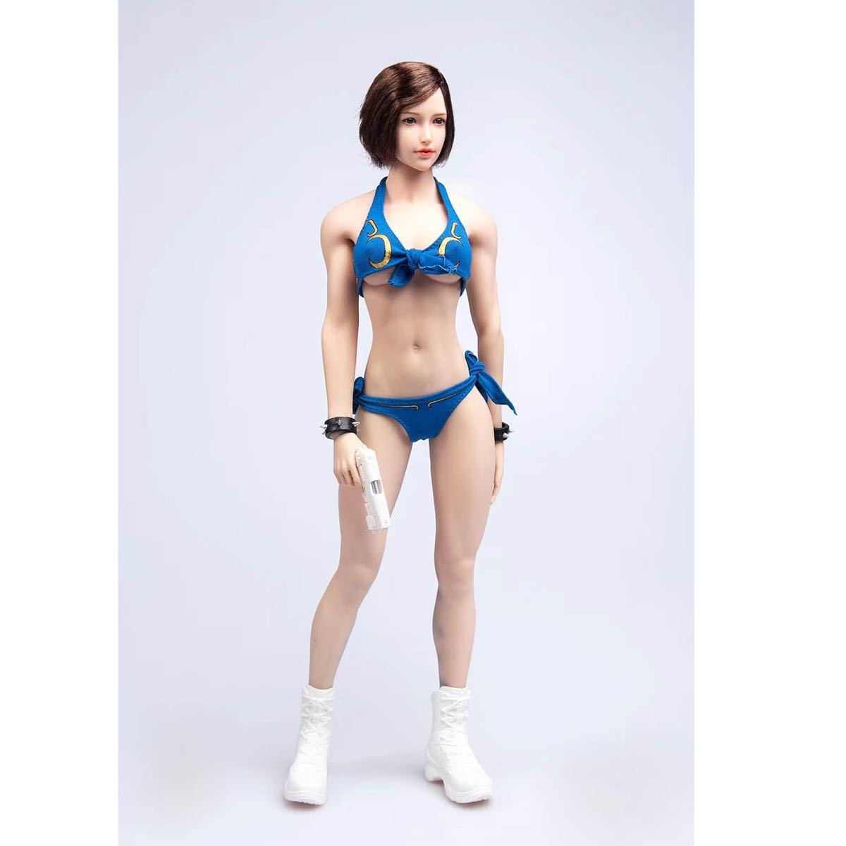 C19 1/6 scale bikini TBLeague/Phicen/Jiaou doll element body correspondence element body correspondence woman figure for bikini 5 point set 