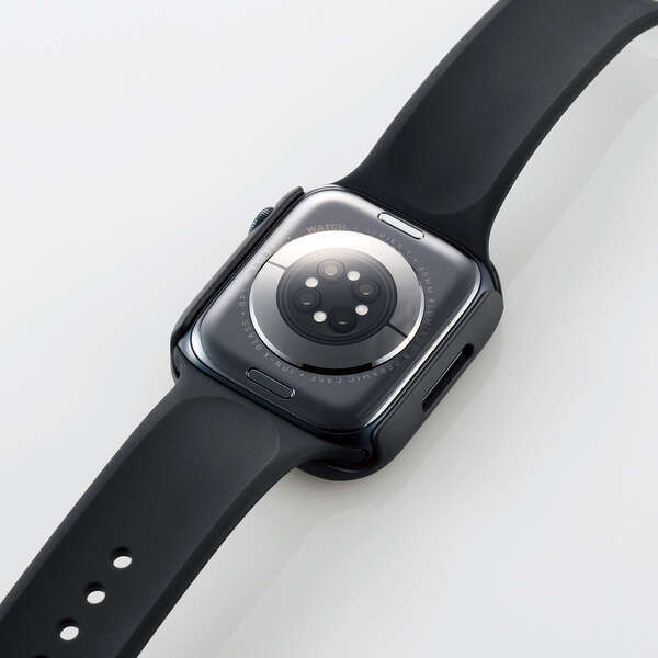 Apple Watch 8/7 45mm для полный покрытие кейс premium стекло / высота прозрачный модель жидкокристаллический часть и боковая сторона часть . защита . царапина . загрязнения из ..: AW-21AFCGBK