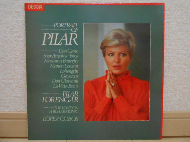 蘭DECCA SXL-6923 ローレンガー PORTRAIT OF PILAR オリジナル盤 K.ウィルキンソン 優秀録音盤_画像1