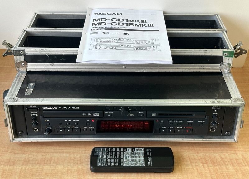 Yahoo!オークション - □動作品□ TASCAM MD-CD1MKⅢ CDプレーヤ...