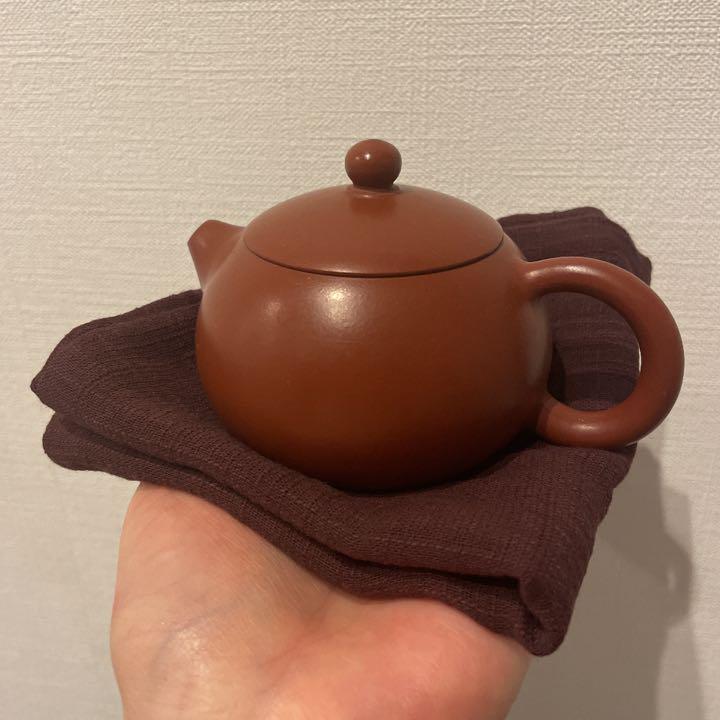 茶巾　綿麻　コットンリネン　ふきん　茶色　新品未使用_画像3