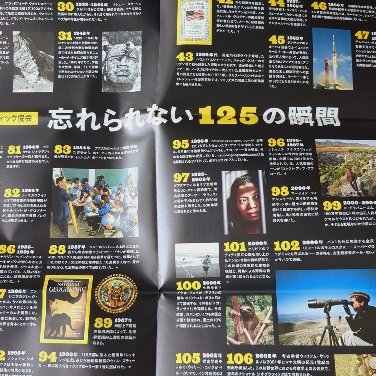 ナショナルジオグラフィック　2008年10月号ー12月号　3冊　2013年8月号ー10月号 3冊　合計６冊　付録付き　日本語版
