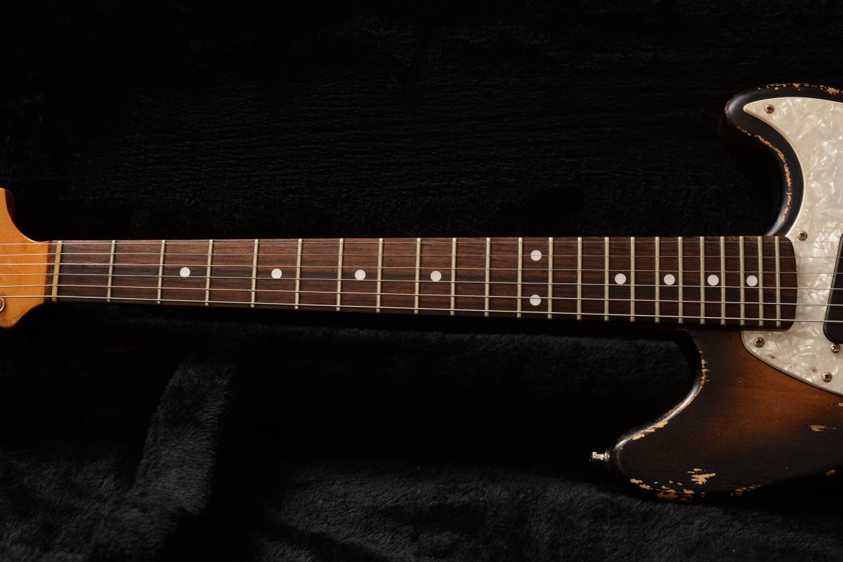 Fender Japan Mustang MG-69 Heavy Aged Modify All Lacquer Refinish