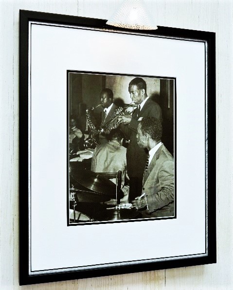 ケニー・ドーハム/アート・ブレイキー/1955 NY/アートピクチャー額装/Kenny Dorham/Art Blakey/JAZZ Messengers/Afro Cuban/ジャズ/ 壁飾り