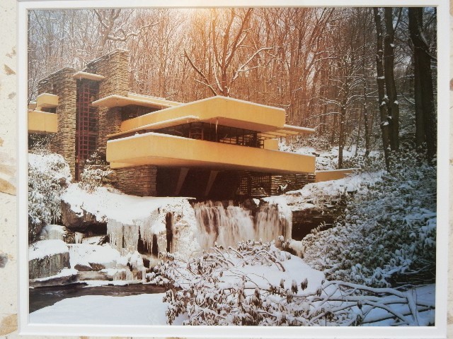 フランク・ロイド・ライト/落水荘 雪/Frank Lloyd Wright/和紙 フランク・ロイド・ライト/落水荘 雪/Frank Lloyd Wright/和紙