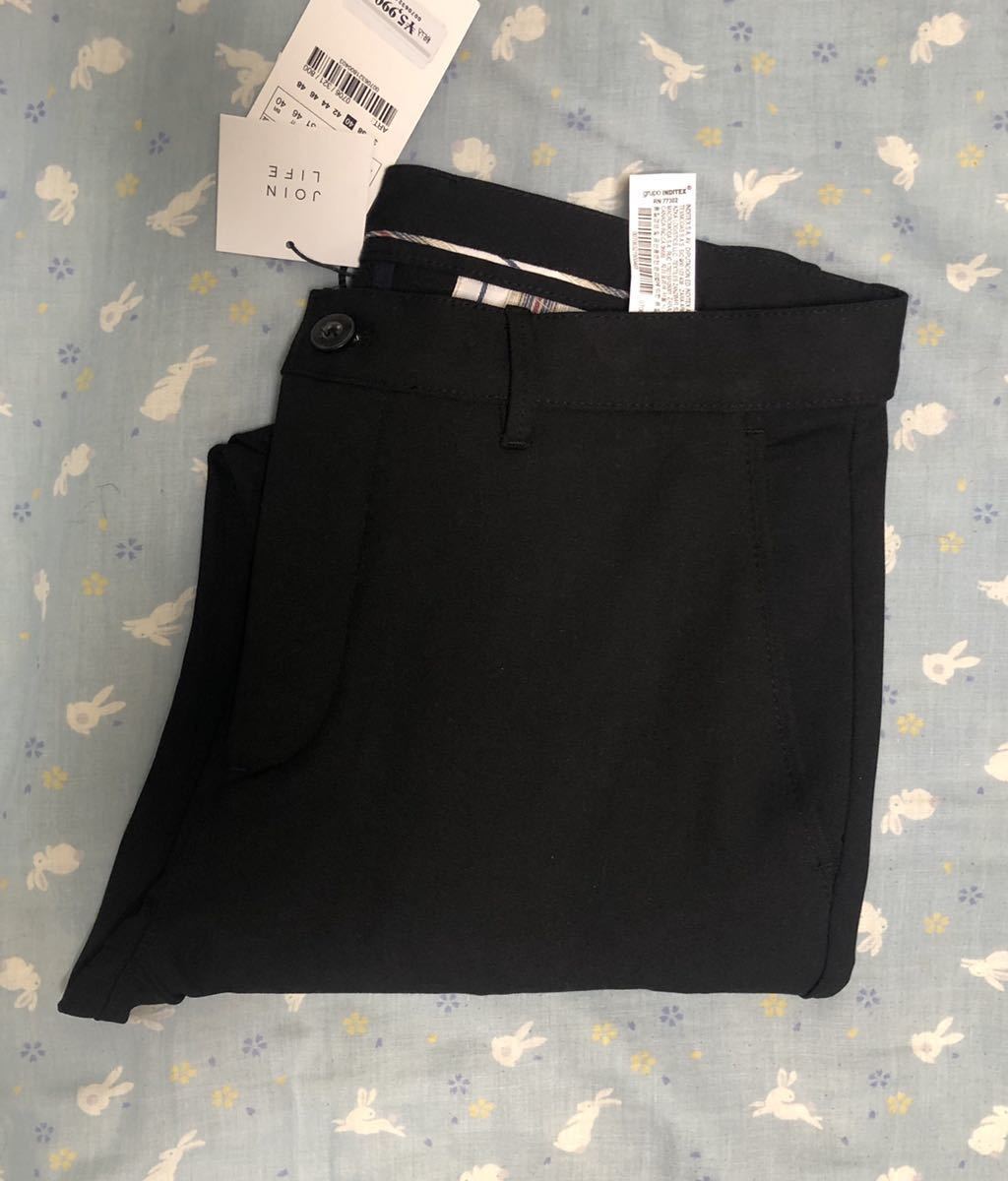 Zara men’s Dark grey パンツ・ ストレッチスーリムフィットビジネスパンツ w７９ｘＬ76 US サイス 40 (タグサイスM )_画像6