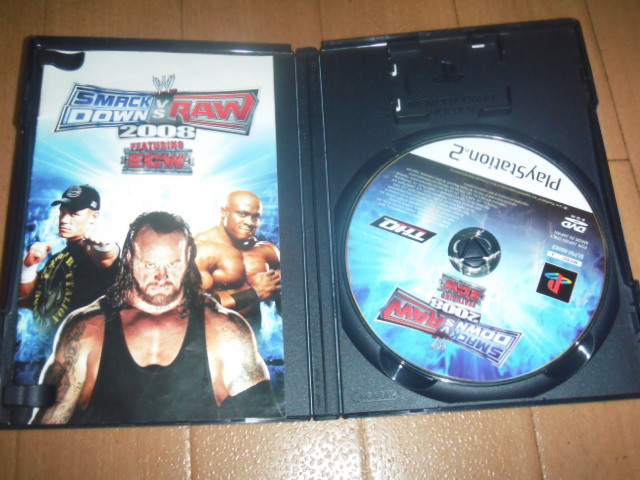 中古 PS2 WWE SMACK DOWN VS RAW 2008 即決有 送料180円 の画像2