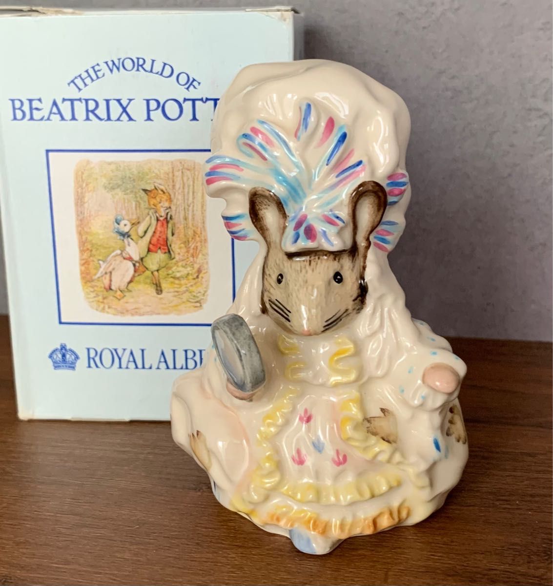 レディマウス ピーターラビット グロースターの仕立て屋 フィギュリン 置物 ROYAL ALBERT