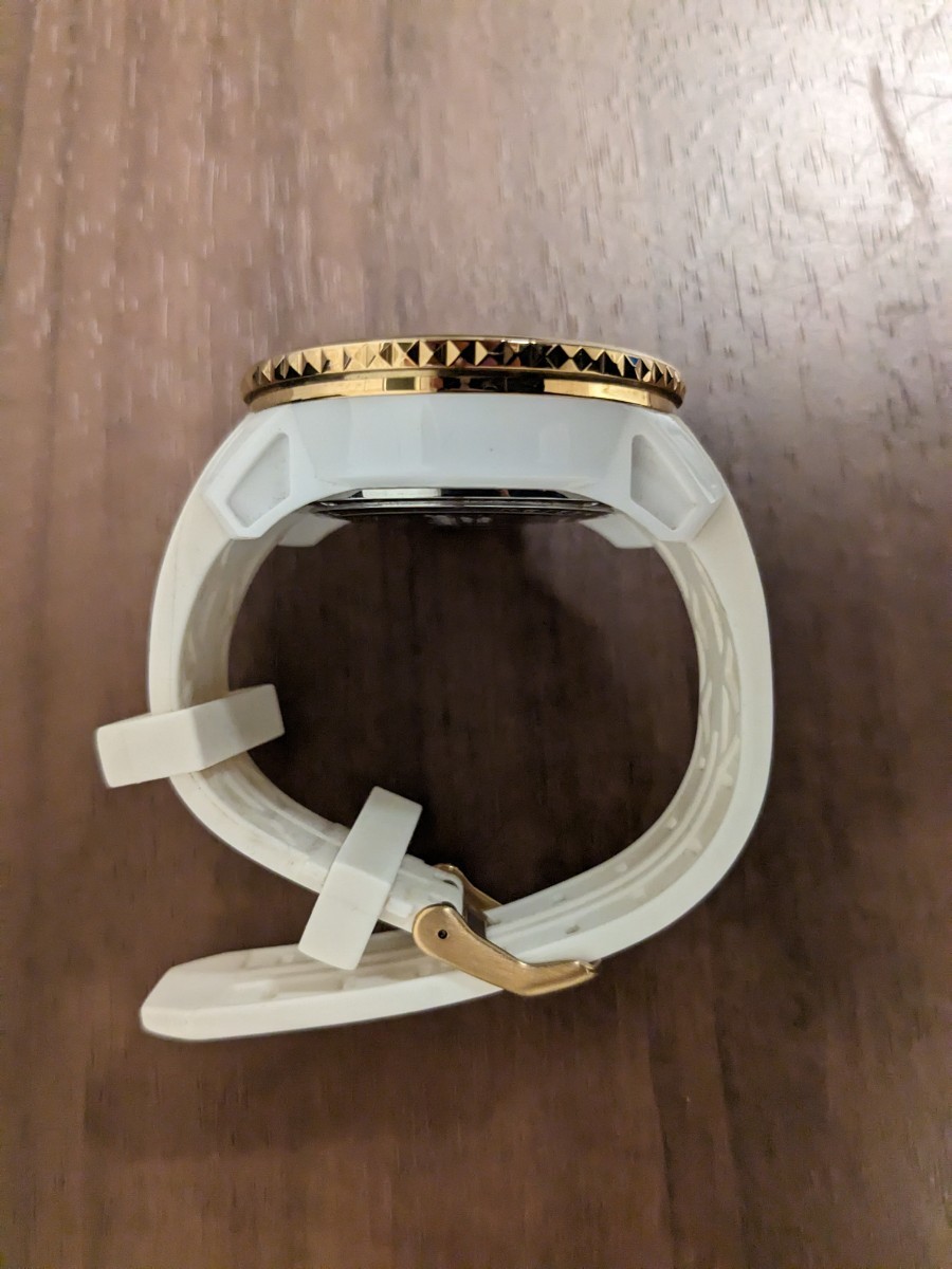 [ включая доставку ] прекрасный товар Tendence Tendence часы белое золото оправа примерно 50mm дешевый принадлежности имеется наручные часы 