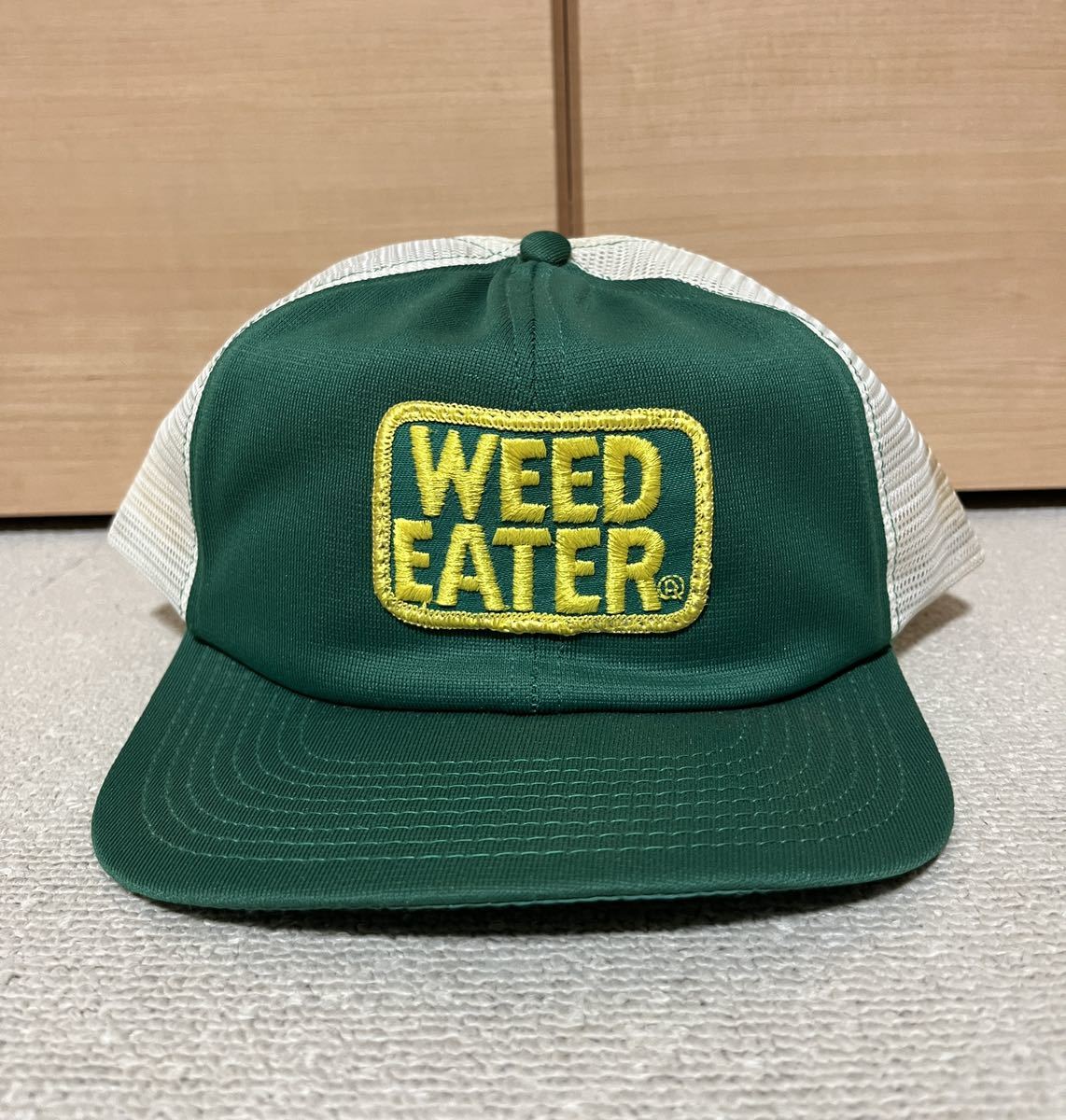 全国宅配無料 WEED EATER ビンテージキャップ 大麻 マリファナ ハーレー BUCO 野球帽