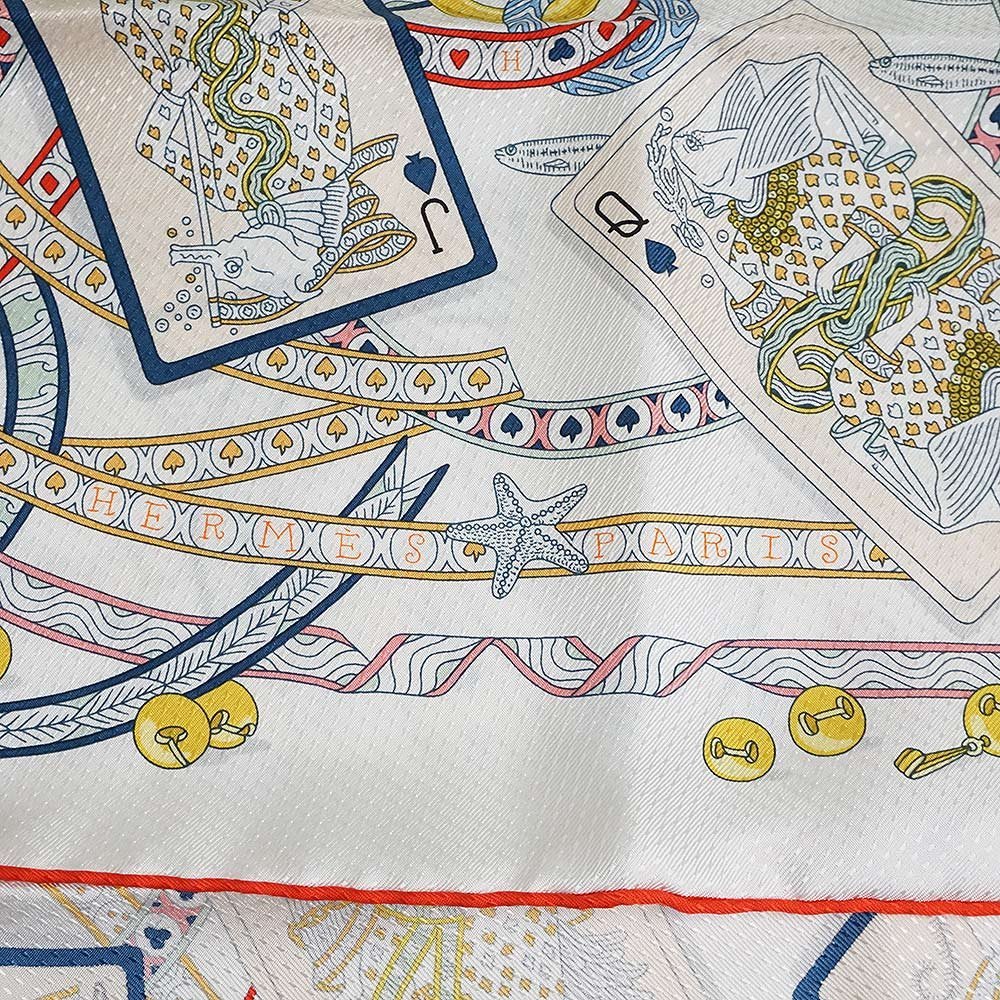 新品・未使用品)エルメス HERMES カレ 70 Dame de Coeur ピケ ハート