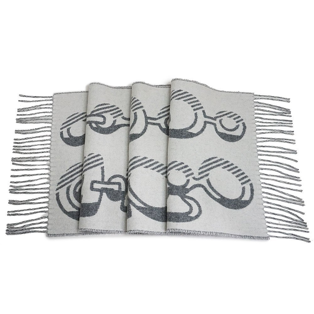 新品・未使用品)エルメス HERMES ドレ バックル マフラー カシミヤ